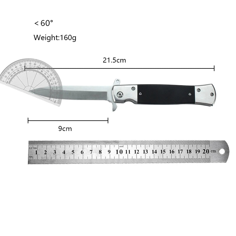 Folding Outdoor Knife | Stainless Steel Multi-Function Field Knife