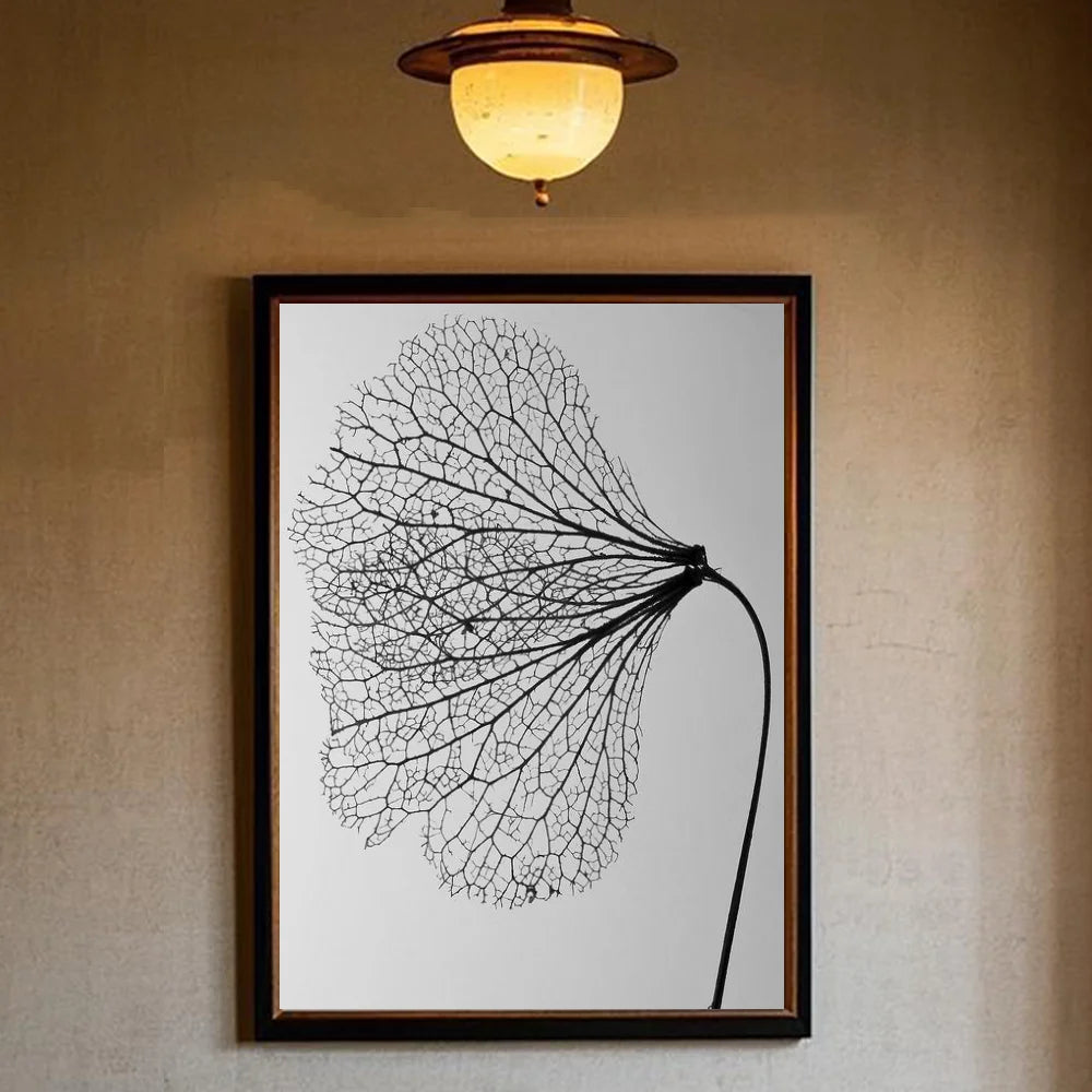 Black and white ink Flowers Poster HD art sticky wall waterproof home living room bedroom bar aesthetic decoration Peaceful Pleasures Health and Wellness z7 40X50cmNoframe