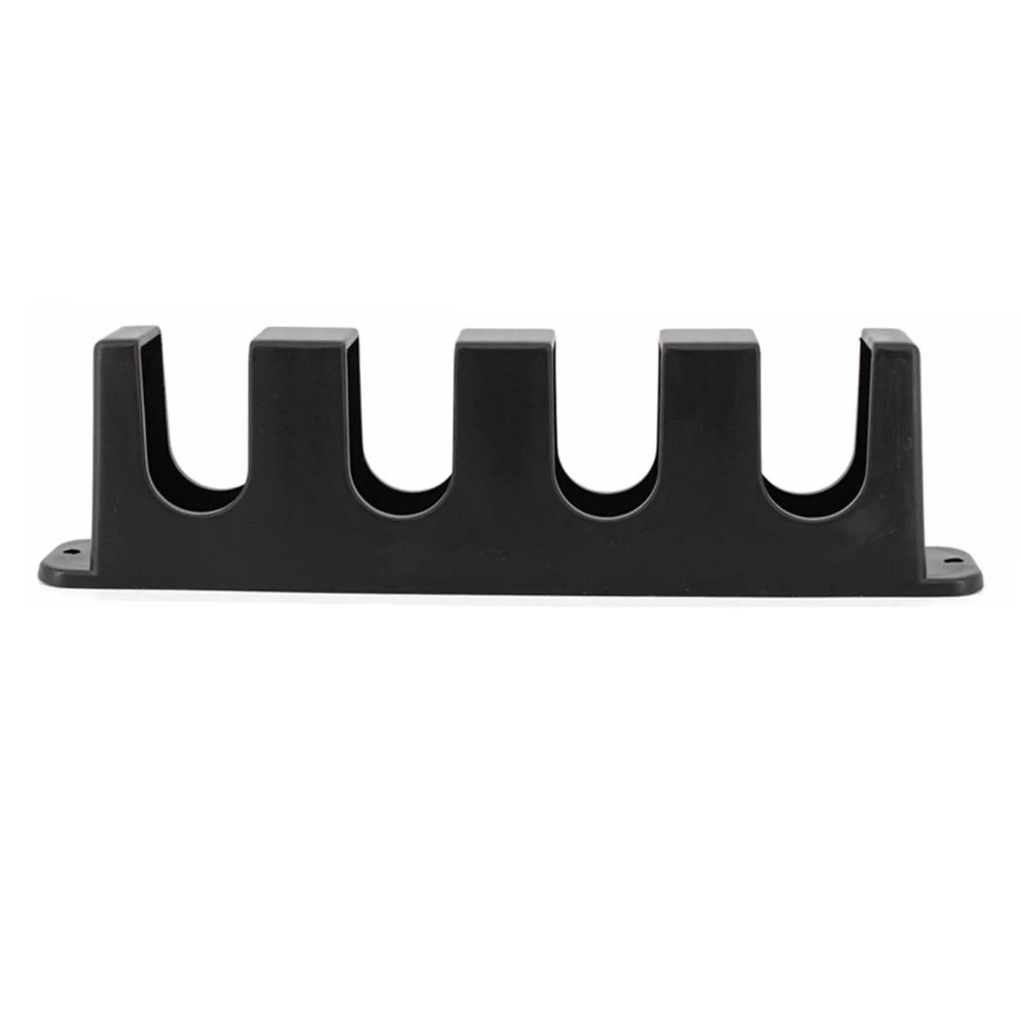 Fishing Rod Holders for Wall Space-Saving Versatile Black Fishing Rod Rack Suitable for Trekking Poles Hockey Sticks Peaceful Pleasures Health and Wellness