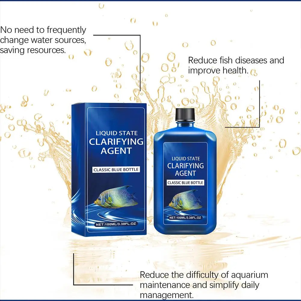 100ml Aquarium Water Clarifier | Multi-Enzyme Algae Control