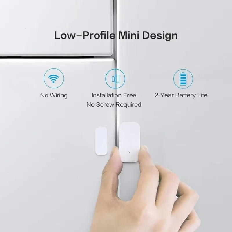 Aqara Smart Door Window Sensor Zigbee Mini Door Sensor Wireless Connection Alarm Smart Home HomeKit for Xiaomi Mijia Mi Home Peaceful Pleasures Health and Wellness