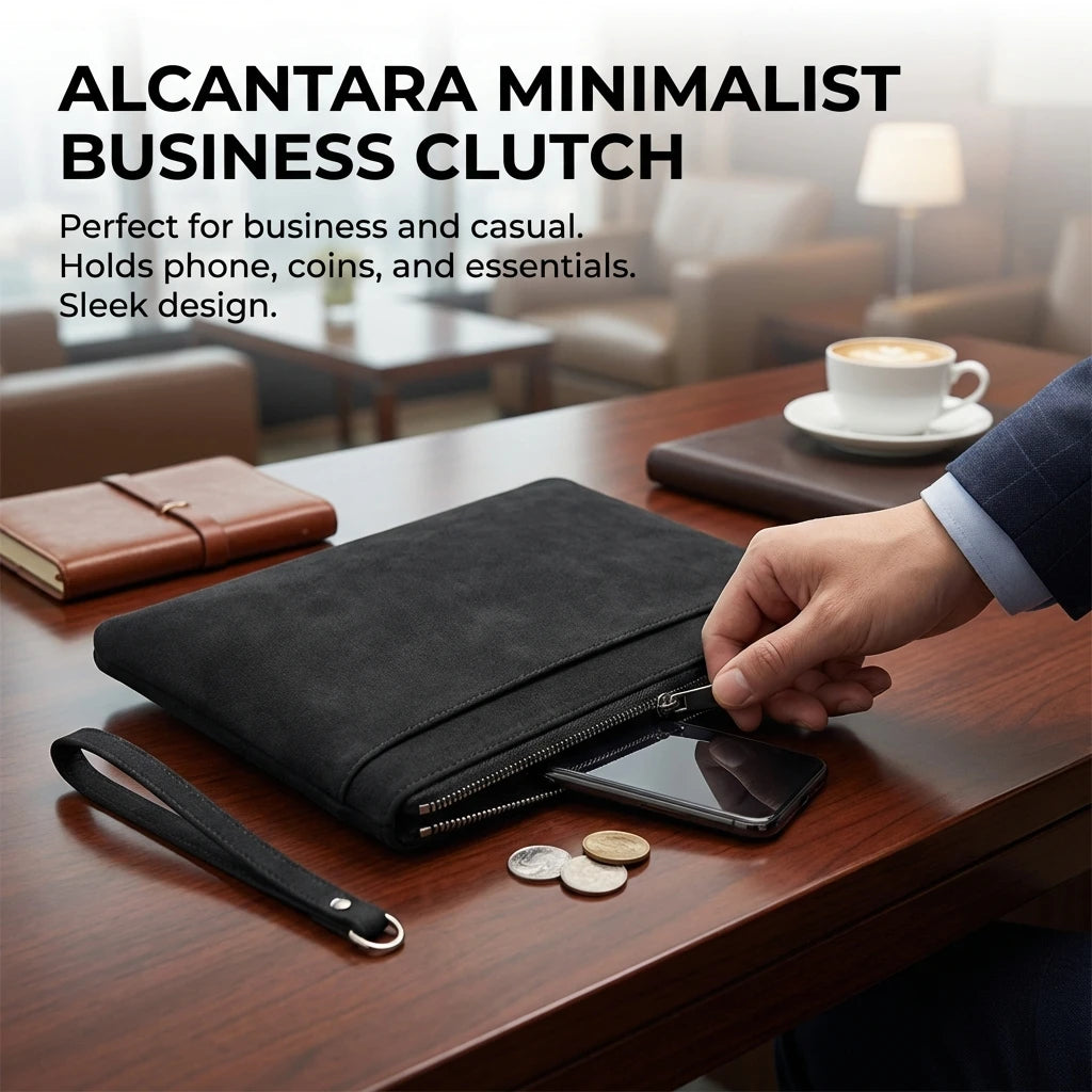 Men's Clutch Bag Business Casual Design Phone Pouch With Multiple Functions Lightweight And Durable For Daily Use Peaceful Pleasures Health and Wellness