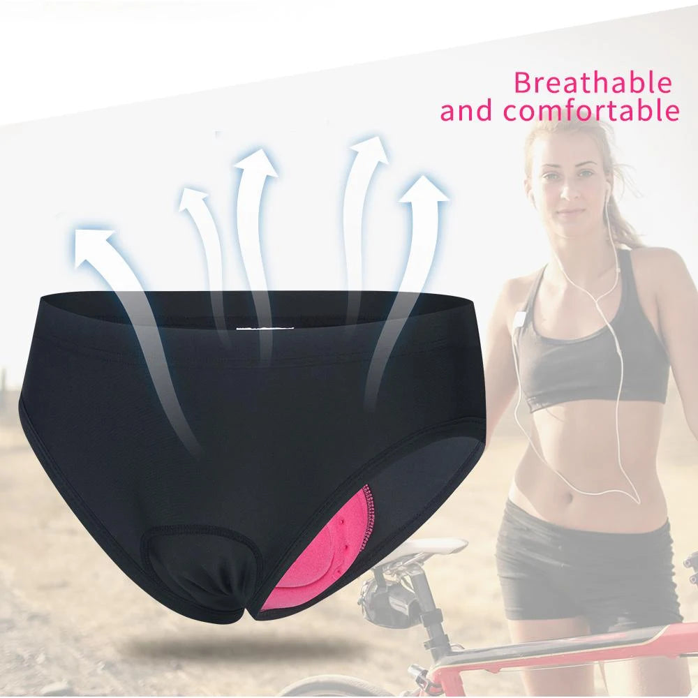 WEFITON 1PCS Women's 4D Gel Padded Cycling Underwear – Breathable, Anti-Chafing Bike Shorts for Mountain & Road Biking Peaceful Pleasures Health and Wellness