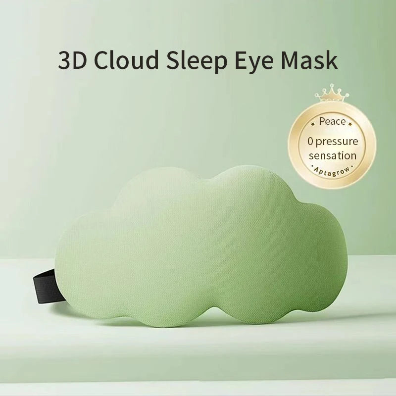 Cloud Shape Sleep Mask – 100% Light Blocking Eye Cover