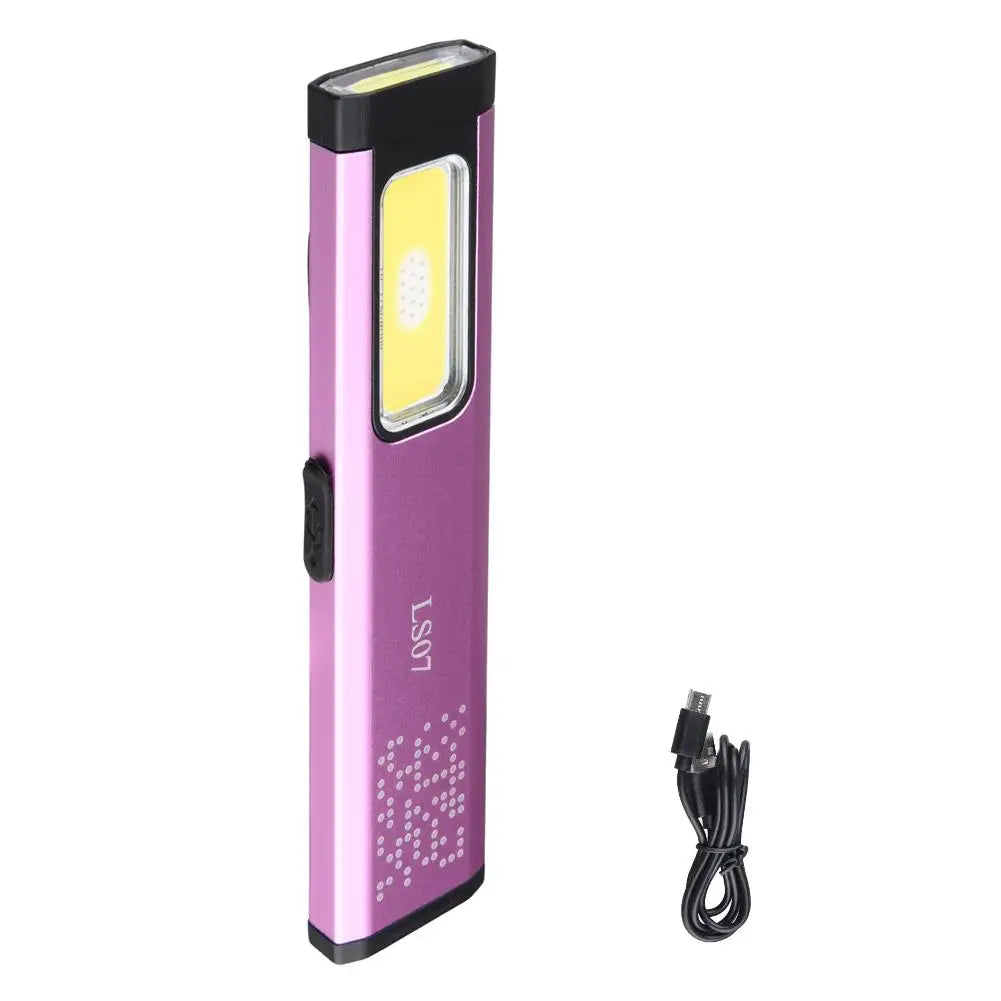 Mini Magnetic LED Pocket Flashlight – 800LM, 6 Modes, USB-C