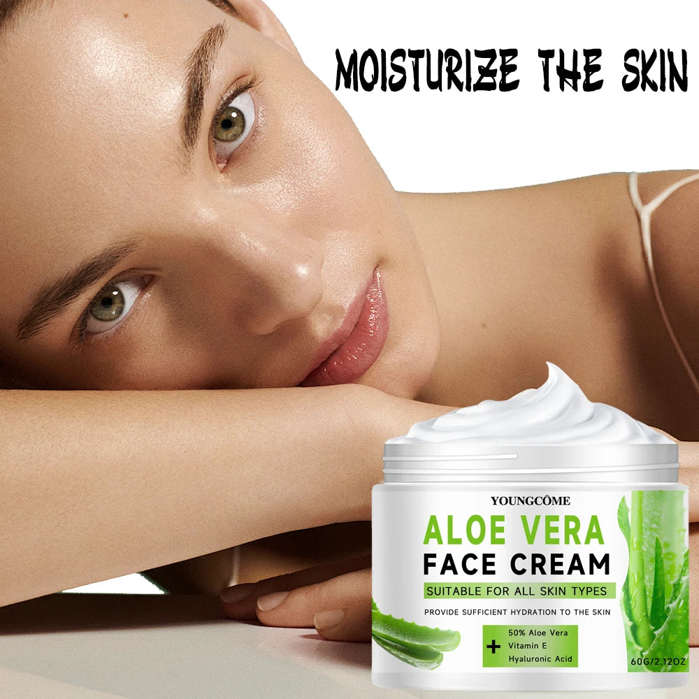YOUNGCOME Aloe Vera Anti-Wrinkle Moisturizing Face Cream Face Moisturizer Cream Peaceful Pleasures Health and Wellness