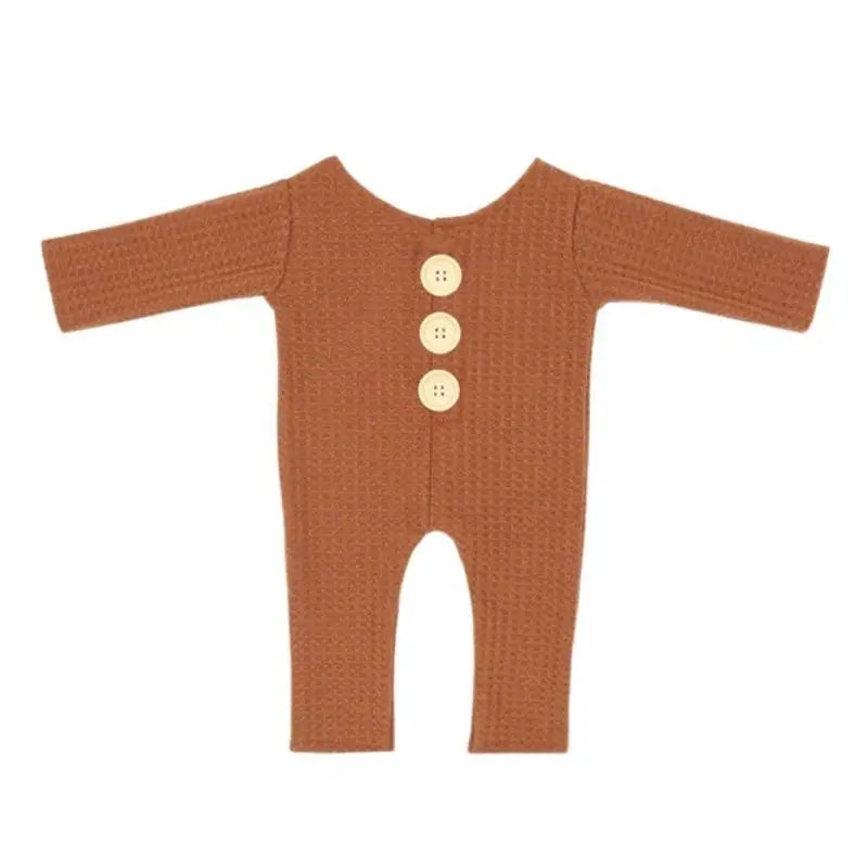 Newborn Knit Romper | Reversible Baby Photography Prop Jumpsuit