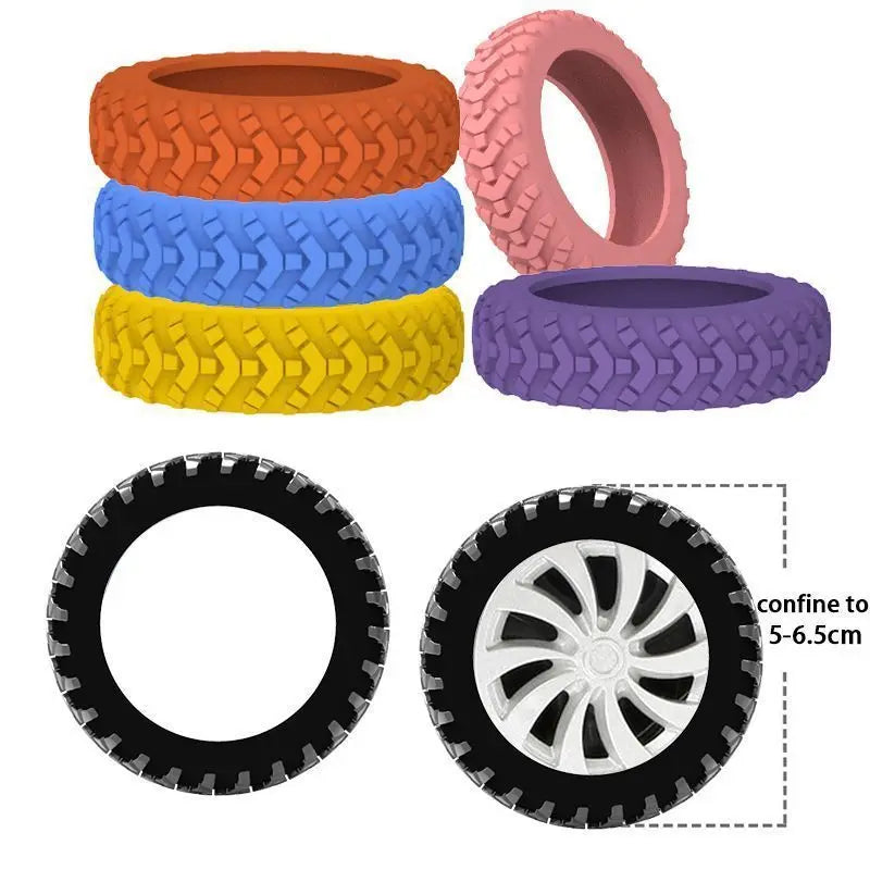 Travel Suitcase Silent Universal Wheels Silicone Wheels Anti-wear Wheel Covers Suitcase Wheel Protection Covers Pull Rods Peaceful Pleasures Health and Wellness
