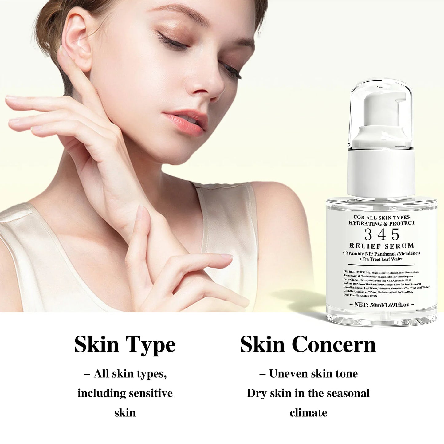 Hydrating Face Essence Serum – All Skin Types, 50ml