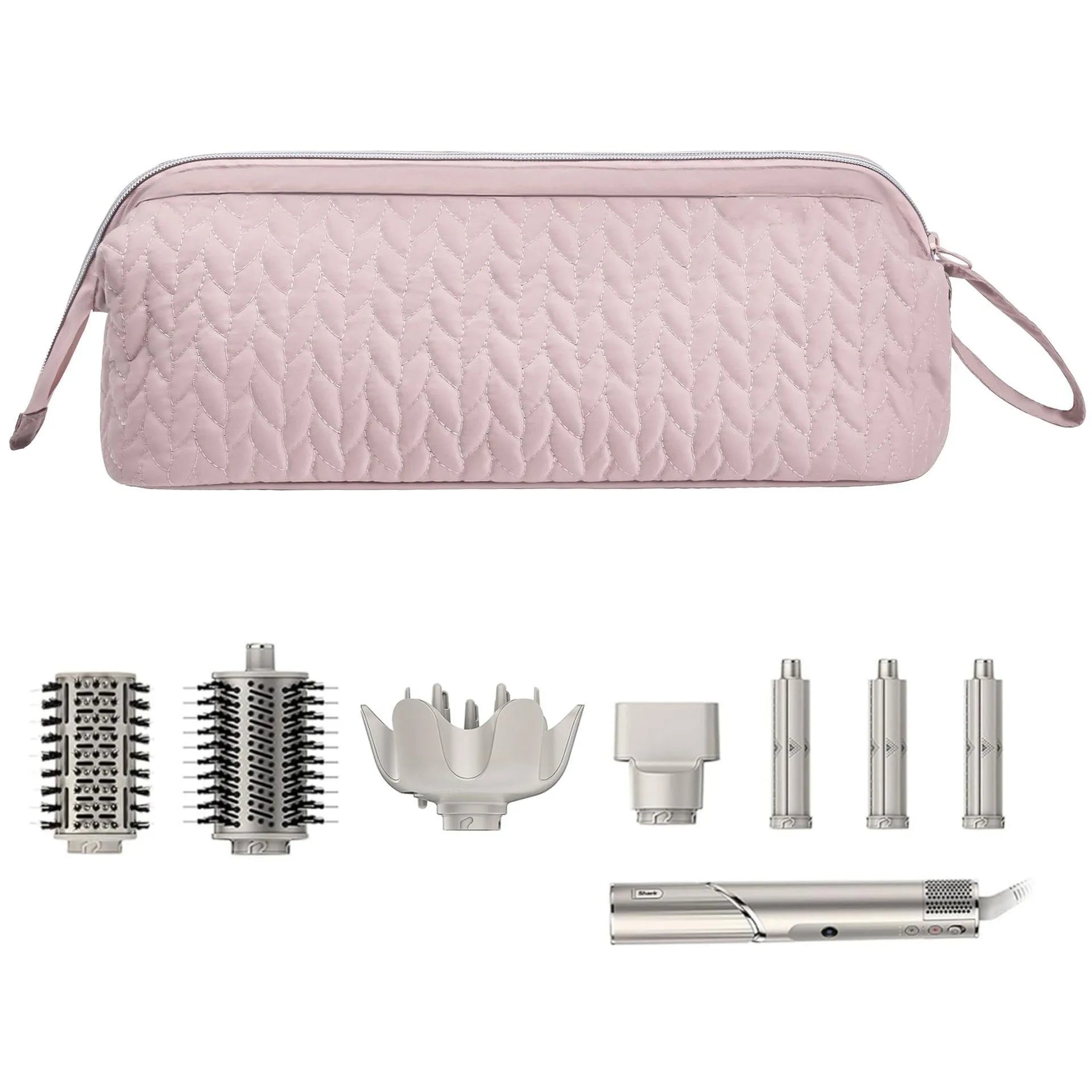 New Hair Dryer Storage Bag Waterproof Dustproof Hair Straightener Organizer Case Travel Shockproof Bag for Dyson Hair Dryer Peaceful Pleasures Health and Wellness Pink 35X15X15cm