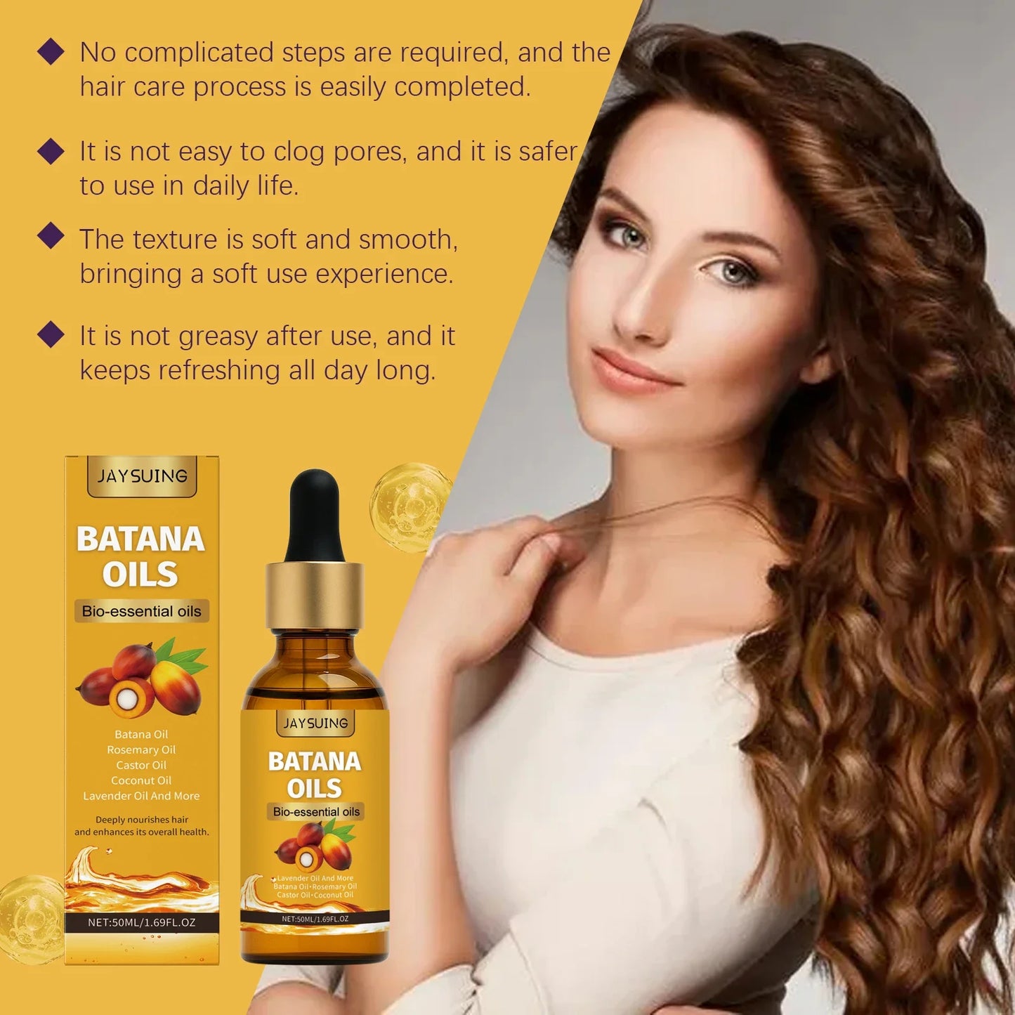 Jaysuing Batana Nourishing Hair Oil | Deep Moisture & Scalp 50ml