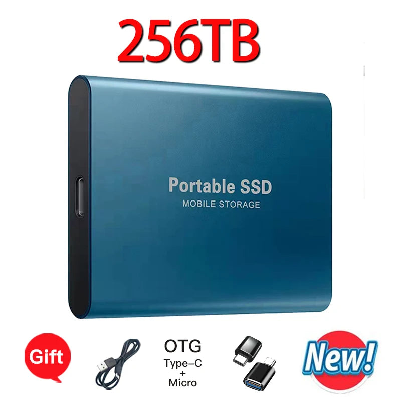 EOENKK 2TB Portable SSD USB 3.1 Ultra-Thin External Drive