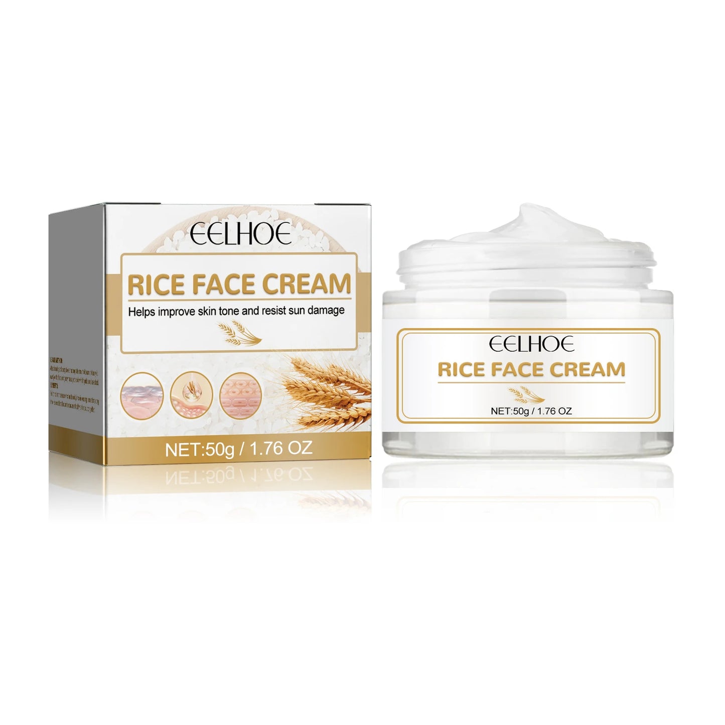 White Rice Face Cream – Firming, Brightening & Moisturizing