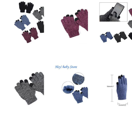 Kids Touchscreen Knitted Gloves – Soft, Warm & Comfortable Kids Winter Gloves Peaceful Pleasures Health and Wellness