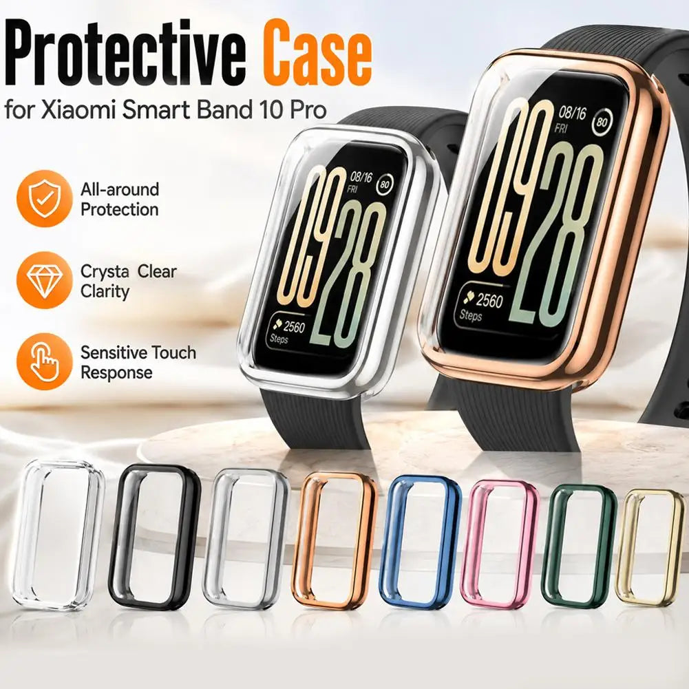 Xiaomi Smart Band 10 Pro TPU Case & Screen Protector Cover