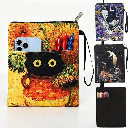 Portable Bible Bag | Dustproof Prayer Book Storage Organizer Book Carry Bag Peaceful Pleasures Health and Wellness