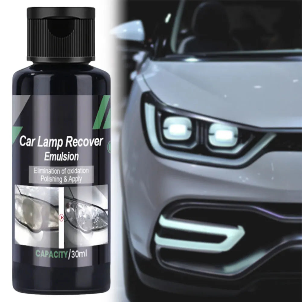 Car Lamp Recover Emulsion Car Lamp Recovery Emulsion Auto Lens Restorer Cleaner Prevents Yellowing Removes Oxidation Cleaner Peaceful Pleasures Health and Wellness