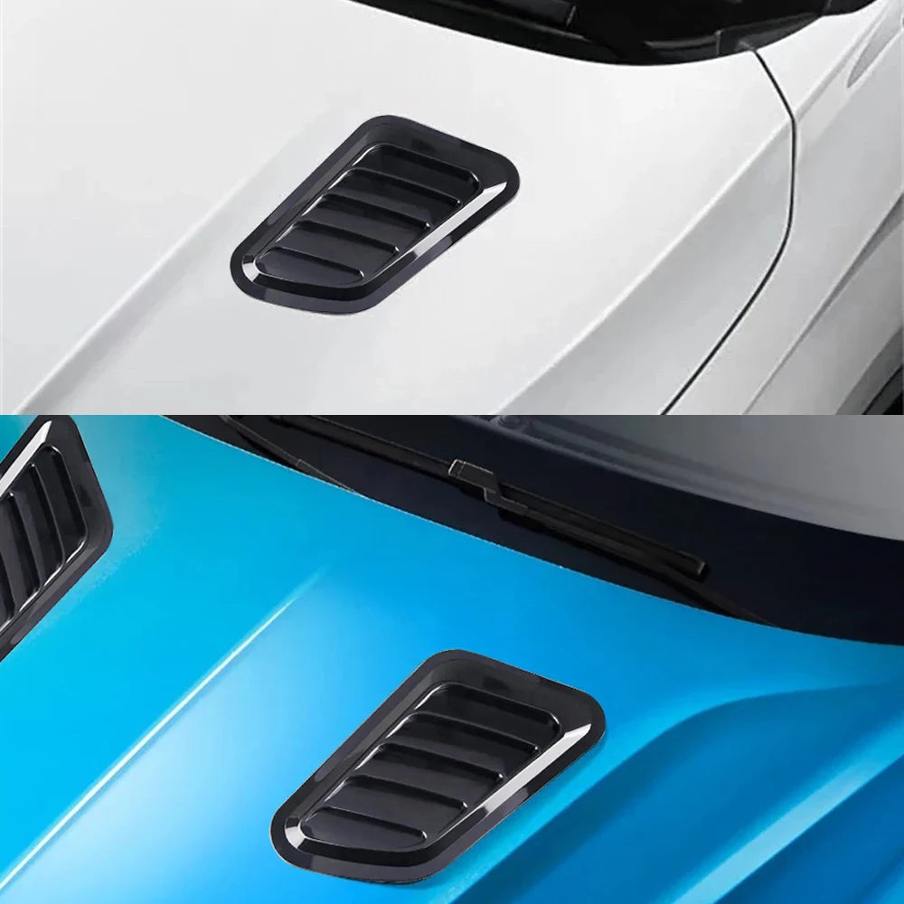 Universal Car Hood Vent Scoop Cover Sticker | ABS Bonnet Decor