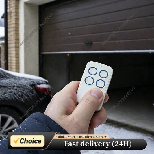 433 MHz Remote Control Transmitter Lightweight Garage Door Remote Duplicator for Domestic Tubular Motor External Motor Remotes Peaceful Pleasures Health and Wellness