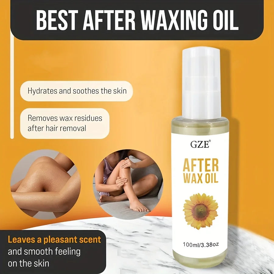 GZE Pre & After Wax Set – Cleanse & Hydrate Waxing Kit (2×100ml)