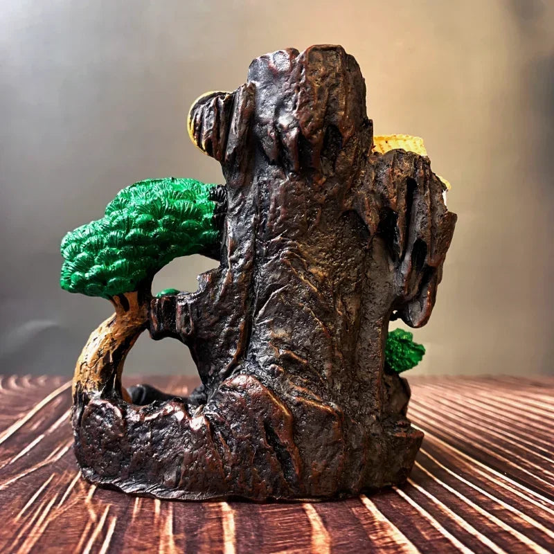 Resin Backflow Incense Burner – Home Office Décor Gift