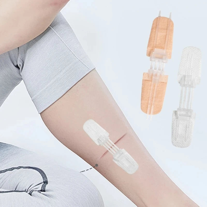 Medical Elastic Strap Zipper Style Adhesive Tape Reversible Return and Upgrade No Seam Tape Skin Wound Dressing Injury Practical Peaceful Pleasures Health and Wellness