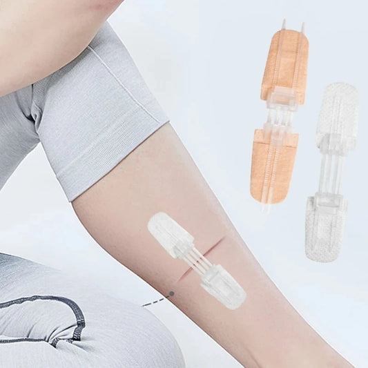 Medical Elastic Strap Zipper Style Adhesive Tape Reversible Return and Upgrade No Seam Tape Skin Wound Dressing Injury Practical Peaceful Pleasures Health and Wellness