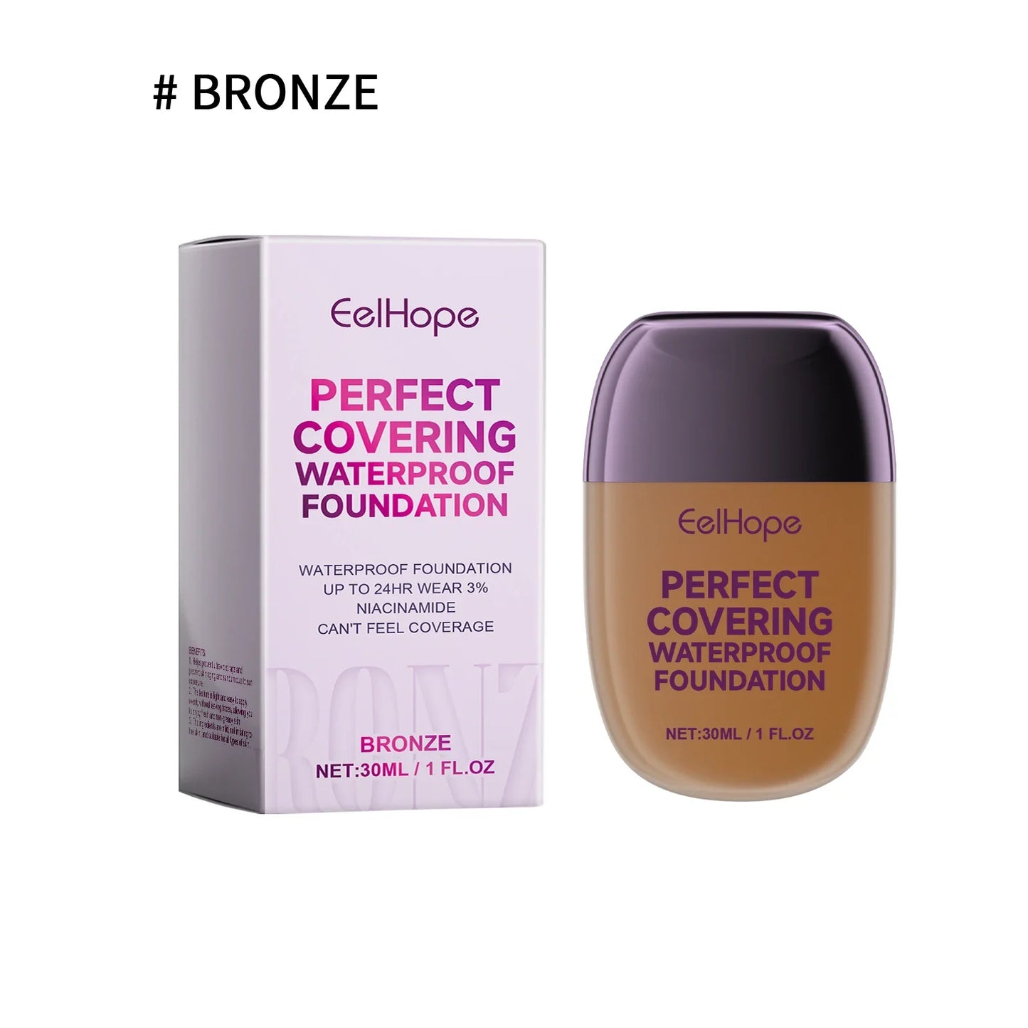 Eelhope Full Coverage Waterproof Liquid Foundation 30ml