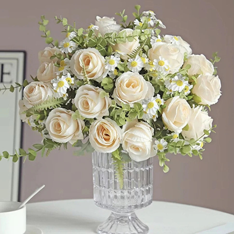 Silk Rose Artificial Flowers – Wedding, Home & DIY Decor
