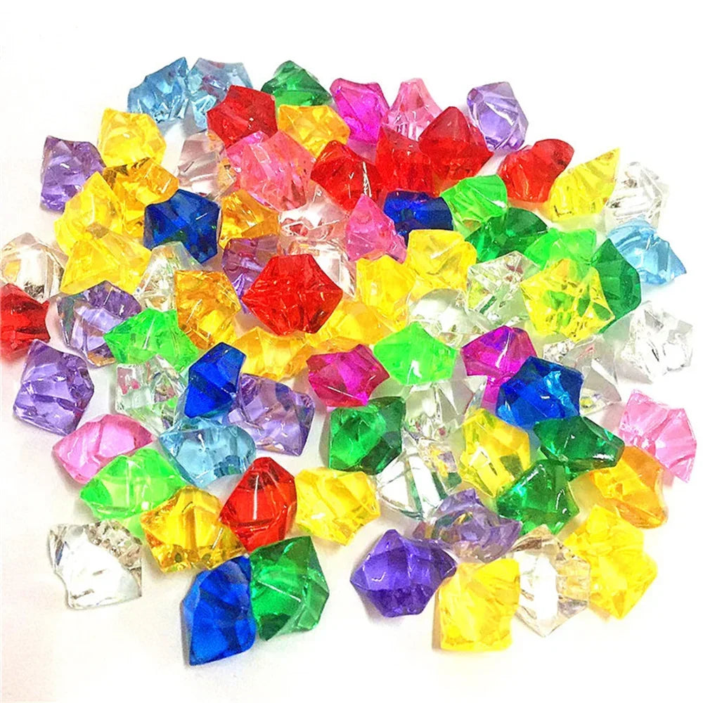 Acrylic Crystal Gems – Aquarium, Vase Filler & Decor (100/200pcs)
