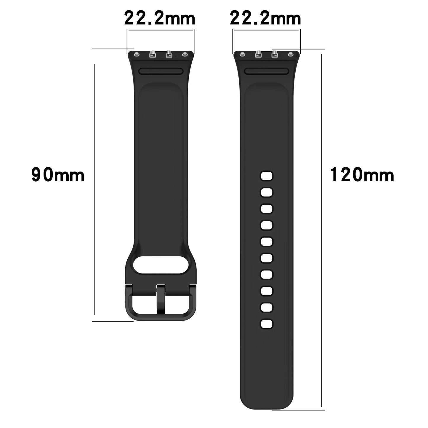 Silicone Sport Band for Samsung Galaxy Fit 3 – Replacement Strap