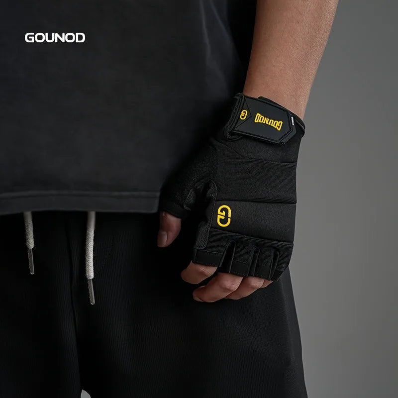 2pcs Cycling & Gym Gloves - Non-Slip Breathable Weightlifting, Boxing, Training Gloves with Wrist, Adjustable Hook-and-Loop Clos Peaceful Pleasures Health and Wellness