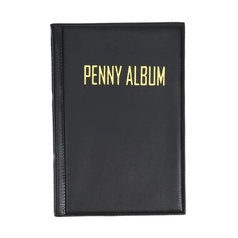 Coins Storage Album Coins Collection Book 108 Pockets Transparent PVC Multi-purpose Stamps Commemoration Home Supplies Peaceful Pleasures Health and Wellness Black