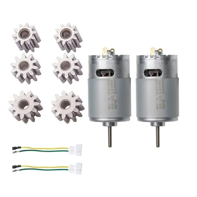 24V RS555 Upgrade Motor for Kids Ride-On Car – 2-Pack