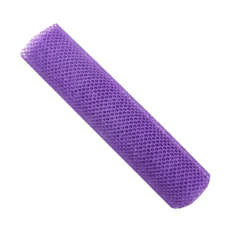 Exfoliating African Net Bath Sponge & Loofah Washcloth – Double-Sided Shower Scrubber for Smooth Skin (1/3 Pcs) Peaceful Pleasures Health and Wellness purple 55g