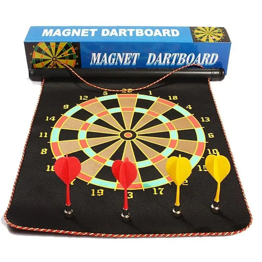 Magnetic Dart Board Set, 12 Inch & 15 Inch Magnetic Darts Target, Dual-Sided Magnetic Game Accessories, Includes 4/6 Darts Peaceful Pleasures Health and Wellness