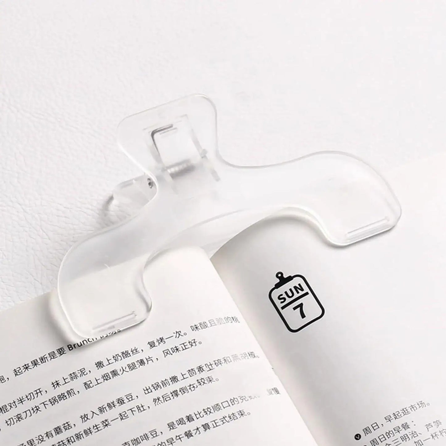 Plastic Book Clip – Page Holder, Bookmark & Note Clip