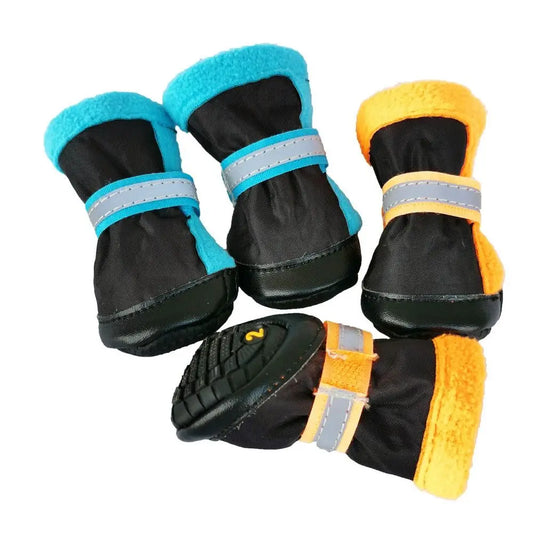 Reflective Dog Shoes | Anti-Slip Breathable Paw Protectors 4-Pack Dog Paw Protectors Oasis Select