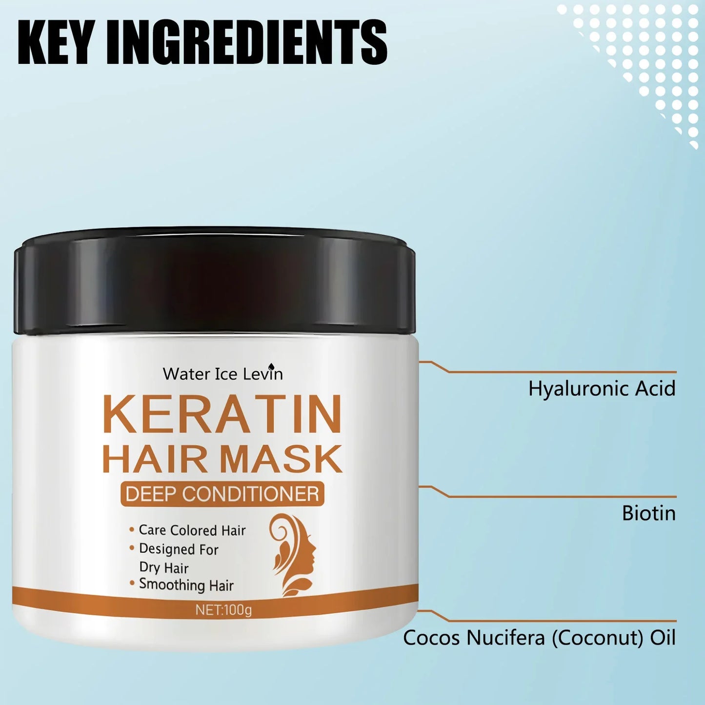 Keratin Hair Mask – Deep Conditioning for Dry & Damaged Hair