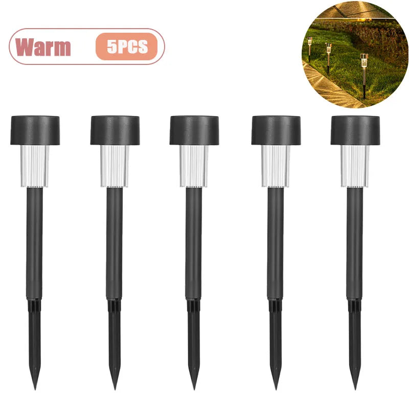 Solar Stainless Steel Pathway Lights | Waterproof Garden Stake