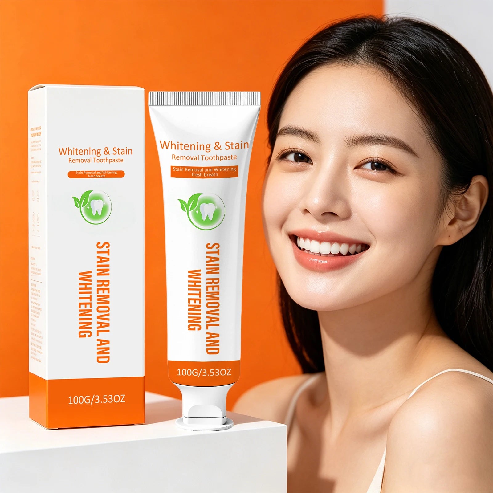 Gentle Cleaning Teeth Toothpaste Teeth Whitening Anti-Yellow Teeth Remove Coffee Stains Fresh Breath Prevent Tooth Decay Peaceful Pleasures Health and Wellness