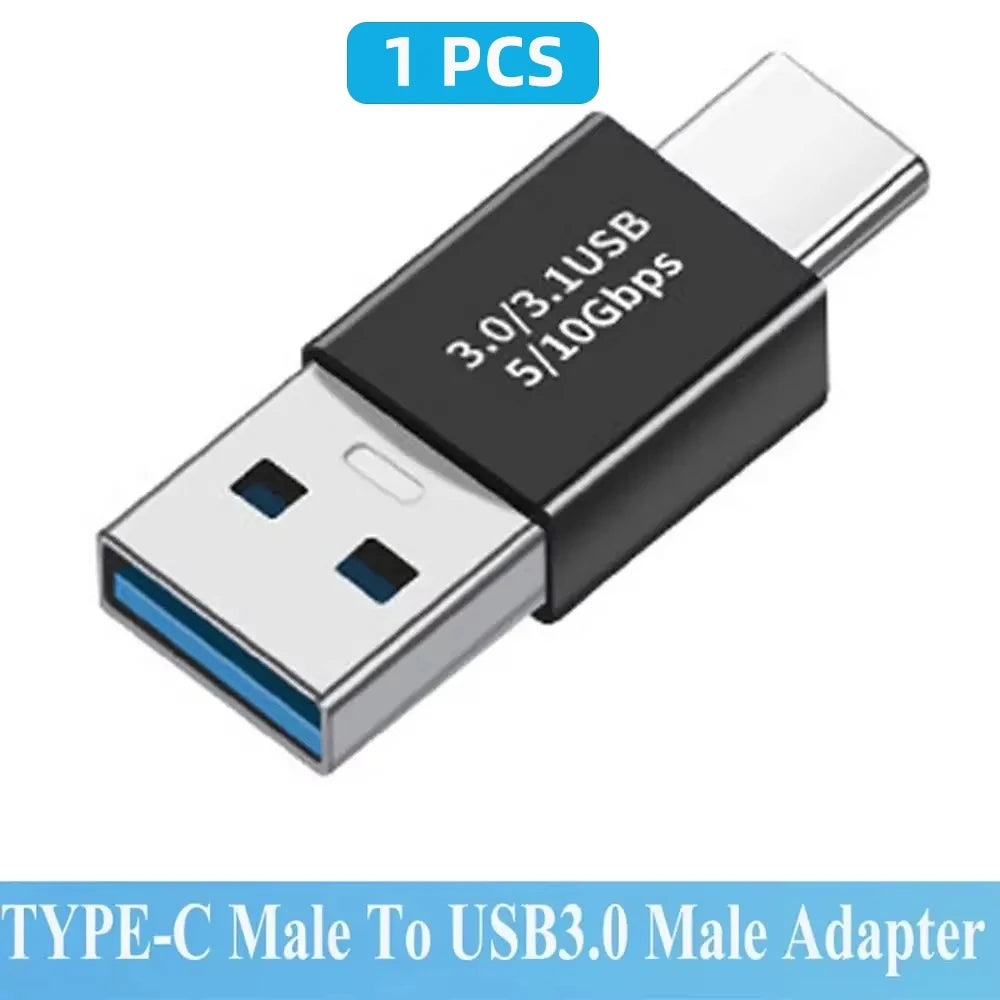 USB 3.0 Adapter 5Gbps – Male to Male & Female Connector Peaceful Pleasures Health and Wellness C Male to A Male