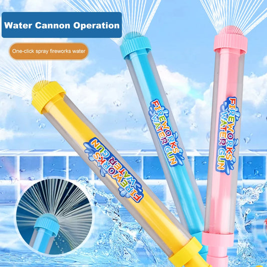 Fireworks Water Gun | Pull-Out Sprinkler Pool & Beach Toy Peaceful Pleasures Health and Wellness