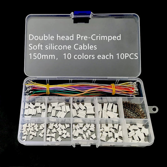 SH1.0 Connectors and Pre-Crimped Silicone Cables Compatible with JST SH 1.0mm for FPV Drone Flight Controller SpeedyBee F405 Peaceful Pleasures Health and Wellness Default Title
