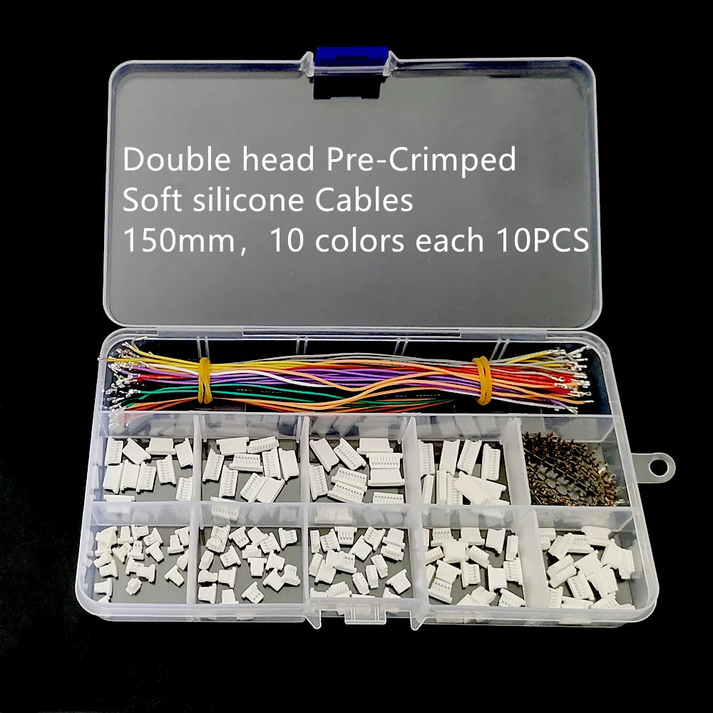 SH1.0 Connectors and Pre-Crimped Silicone Cables Compatible with JST SH 1.0mm for FPV Drone Flight Controller SpeedyBee F405 Peaceful Pleasures Health and Wellness Default Title