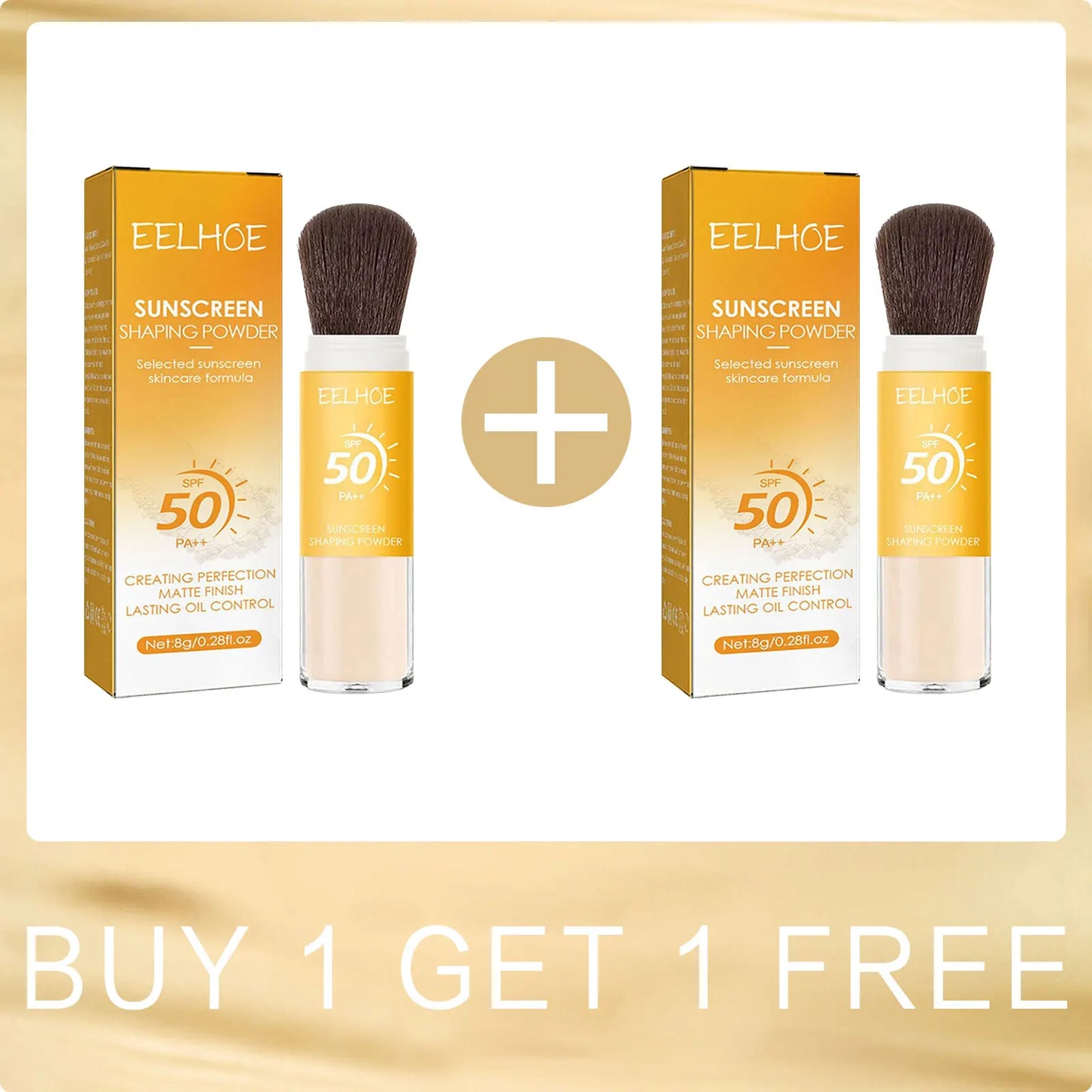 EELHOE SPF 50 Matte Finishing Powder – Oil Control & Waterproof
