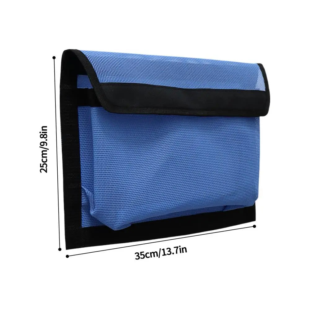 Marine Mesh Storage Bag – Self-Adhesive Boat Organiser with Lid