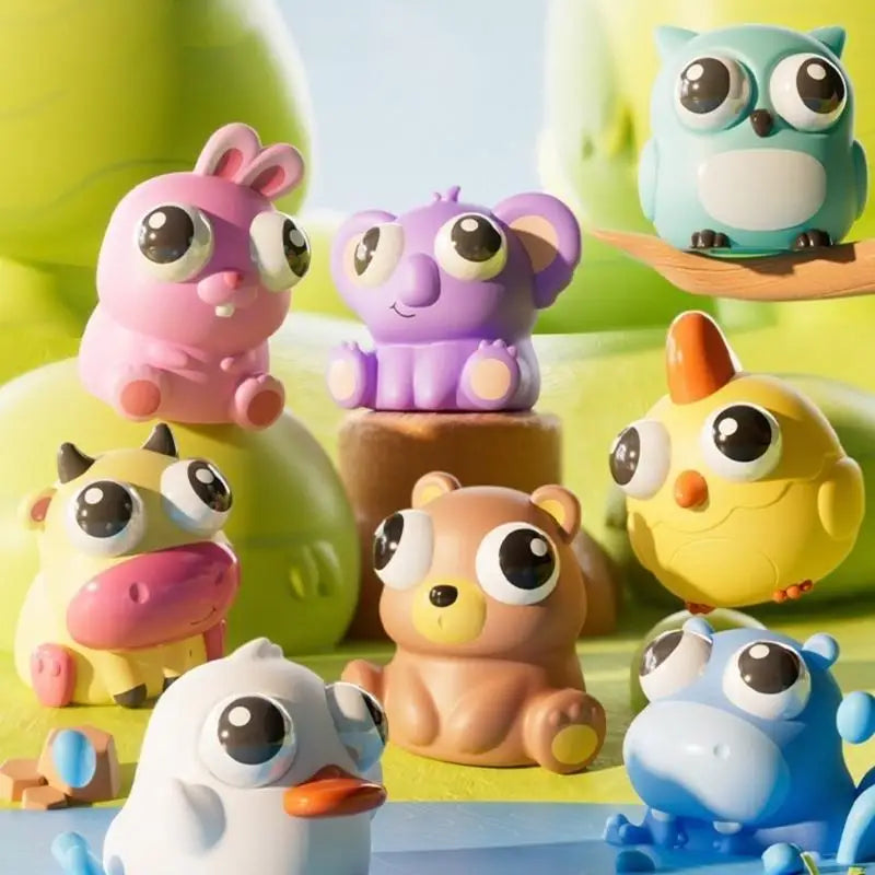 Eye Popping Squeeze Toy – Stress Relief Cartoon Animal Fidget