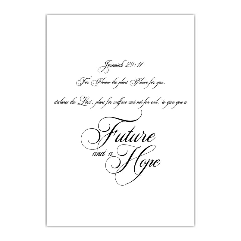 Christian Bible Verse Wall Art, Minimalist Motivational Canvas Painting,Nordic Poster Print For Office Living Room Bedroom Décor Peaceful Pleasures Health and Wellness