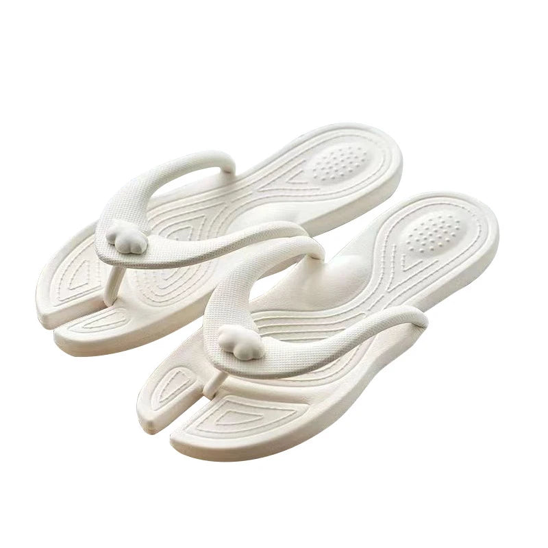 Women's Foldable Travel Flip Flops – Non-Slip Beach Sandals